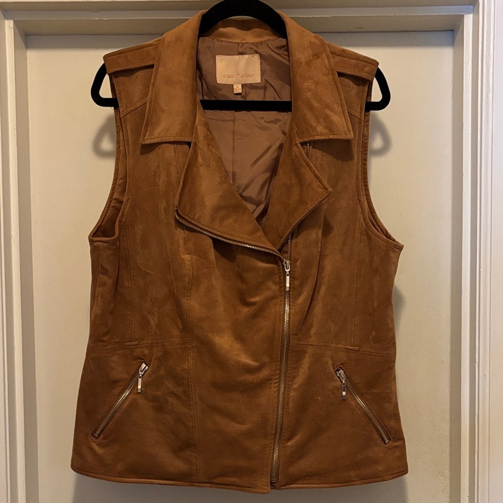 Gibson Latimer Tan Suede Vest